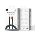 Wi-C098 Flameguard Type-C To Type-C 60W Hızlı Şarj Ve Data Kablosu 1.2M