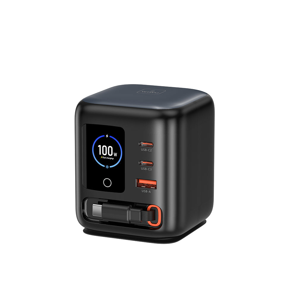 Wi-G039 100W 4 Portlu Gan Masaüstü Şarj İStasyonu