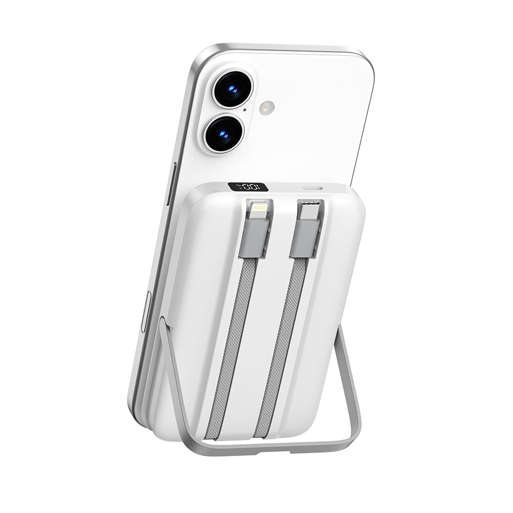 Wi-P077 Pioneer Serisi Standlı Wireless Şarjlı Pd 20W Powerbank 10000Mah 15W