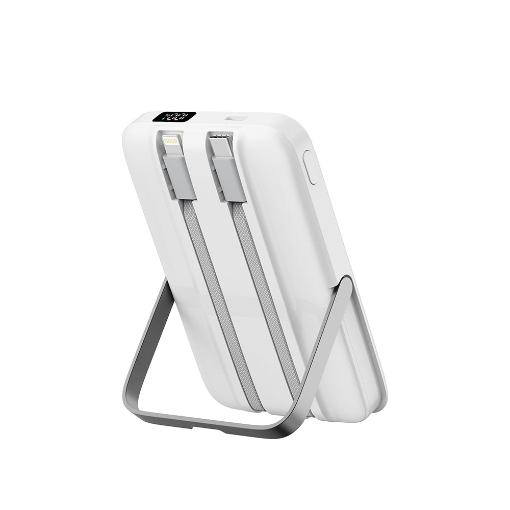 Wi-P077 Pioneer Serisi Standlı Wireless Şarjlı Pd 20W Powerbank 10000Mah 15W