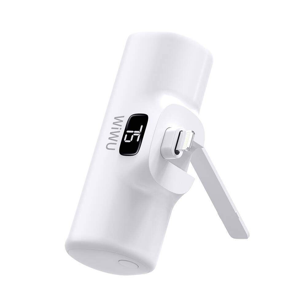 Wiwu Wi‑P017 Capsule 2In1 Mini Standlı Lightning Powerbank 5000 Mah