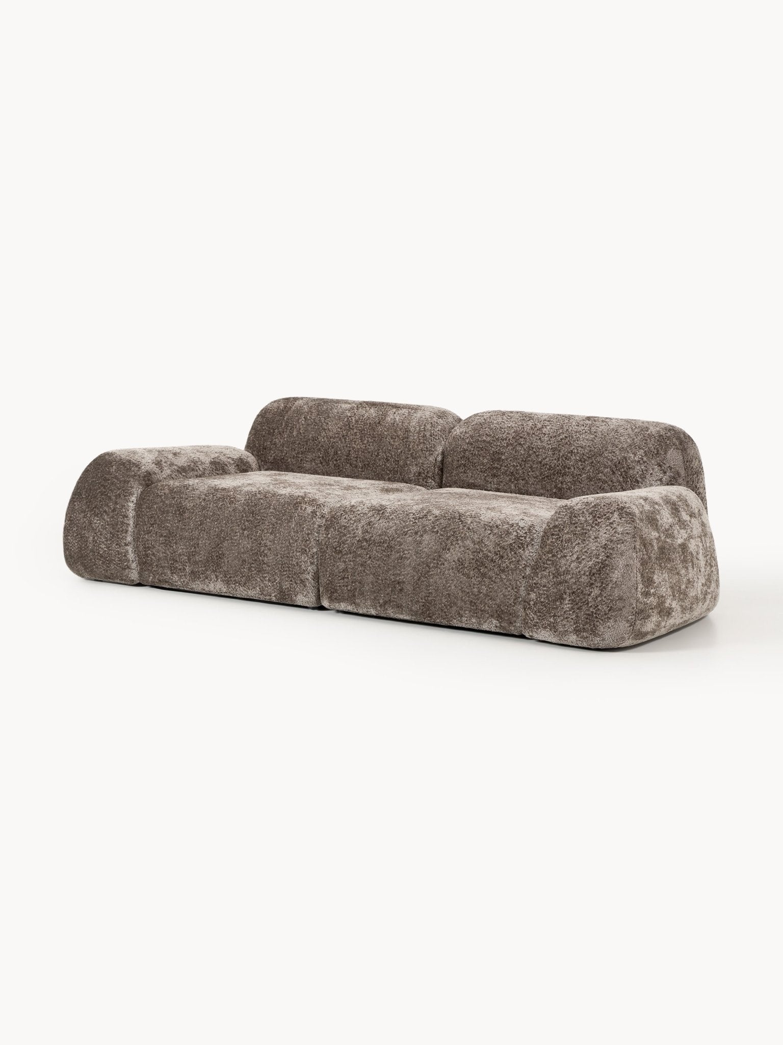 Wolke 3-Kişilik Modüler Teddy Bouclé Koltuk Lüks Modern Tasarım