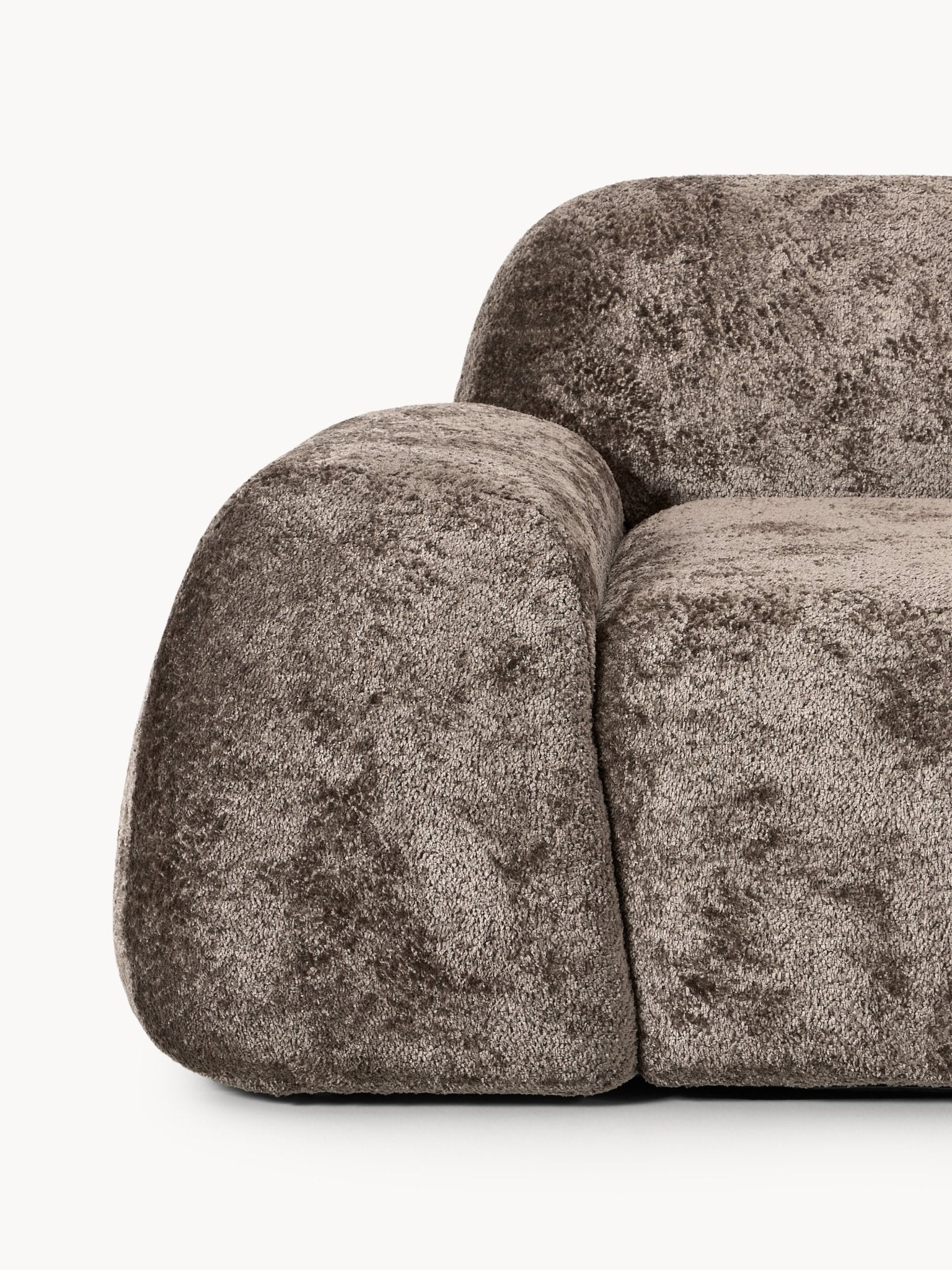 Wolke 3-Kişilik Modüler Teddy Bouclé Koltuk Lüks Modern Tasarım
