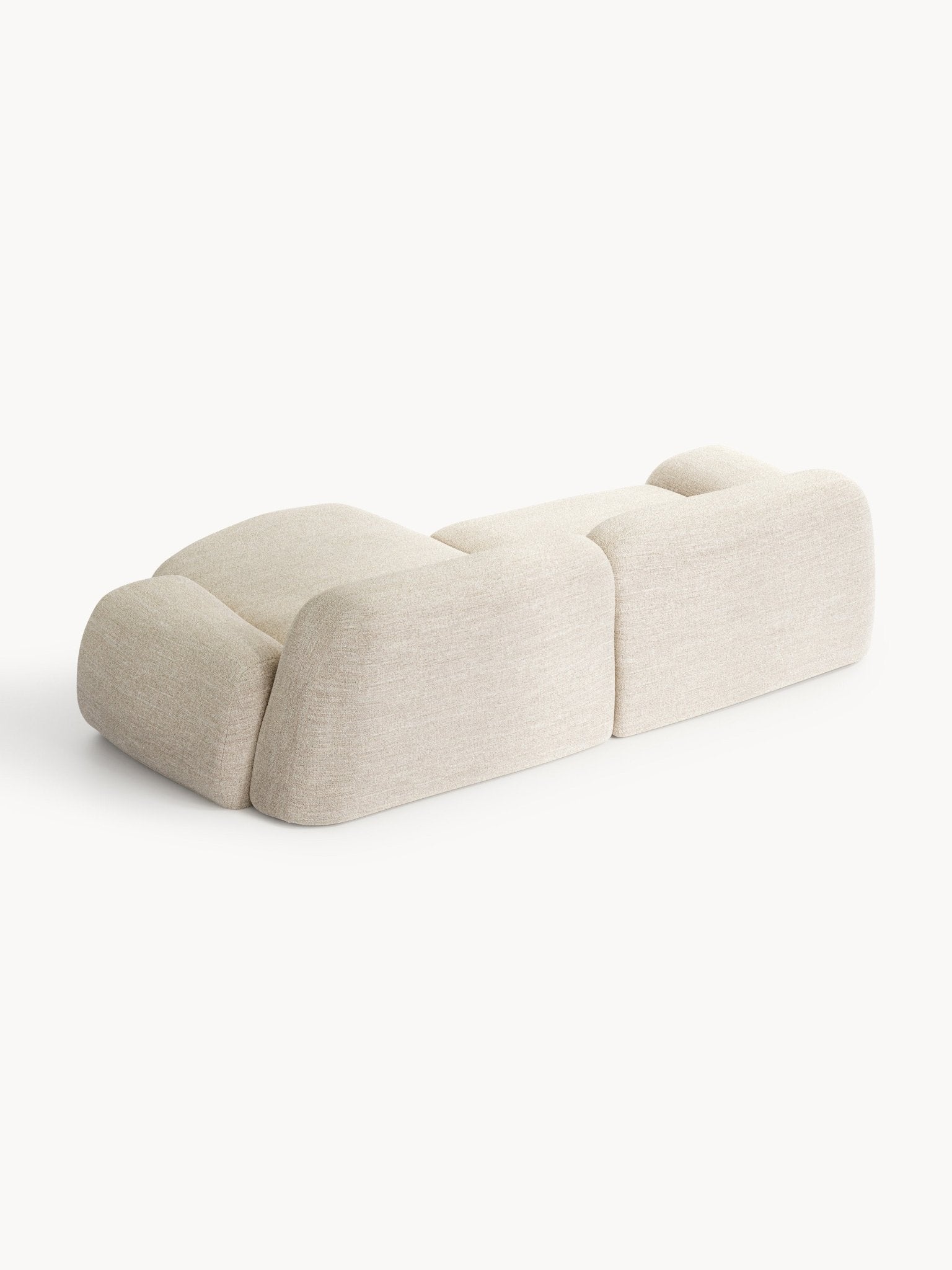 Wolke Modüler Bouclé Köşe Koltuk 3 Kişilik Modern Tasarım
