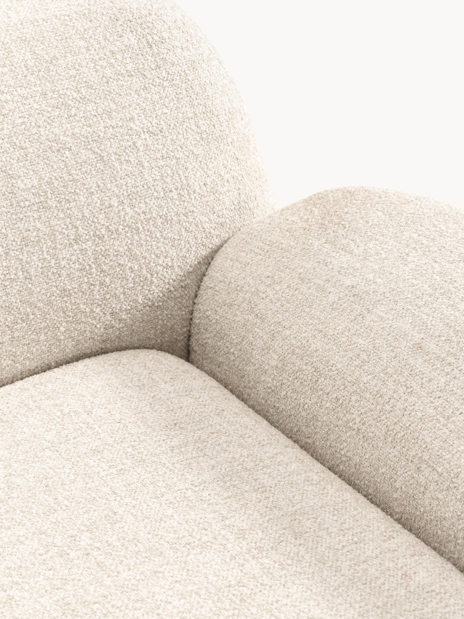 Wolke Modüler Bouclé Köşe Koltuk 3 Kişilik Modern Tasarım