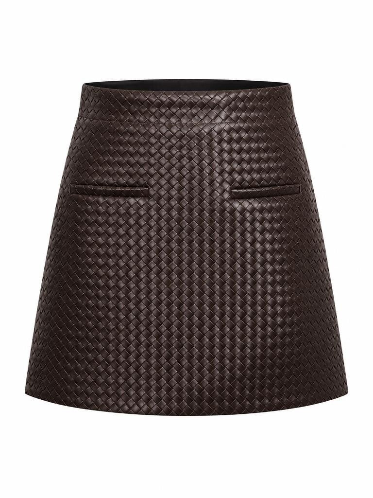 Woven Mini Skirt