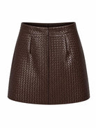Woven Mini Skirt
