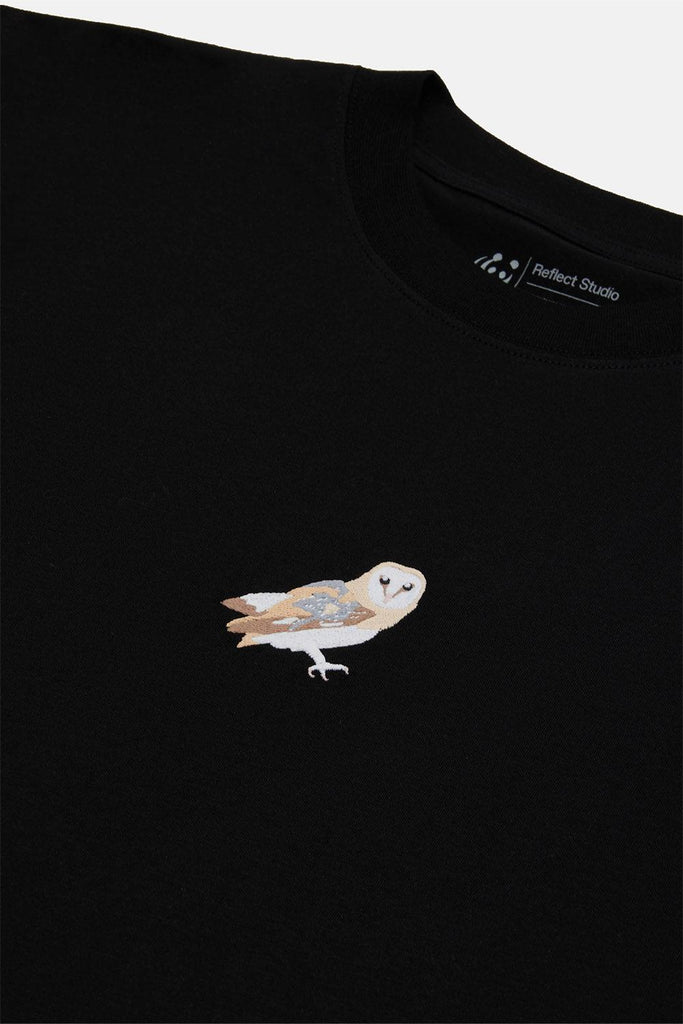 WWF Market | Yer Baykuşu Oversize T-shirt - Siyah 1 | Milagron