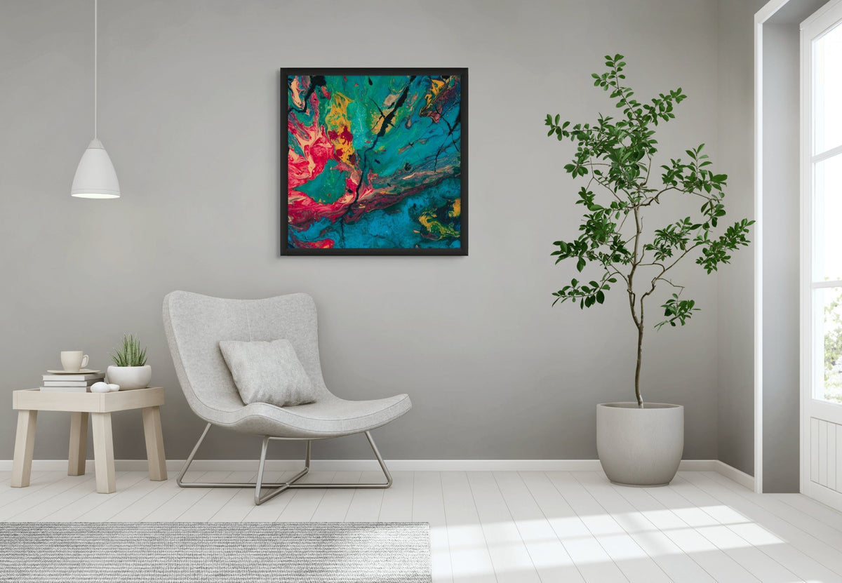 Yesterday — Çerçeveli Cam Tablo | Orijinal Tasarım Duvar Sanatı