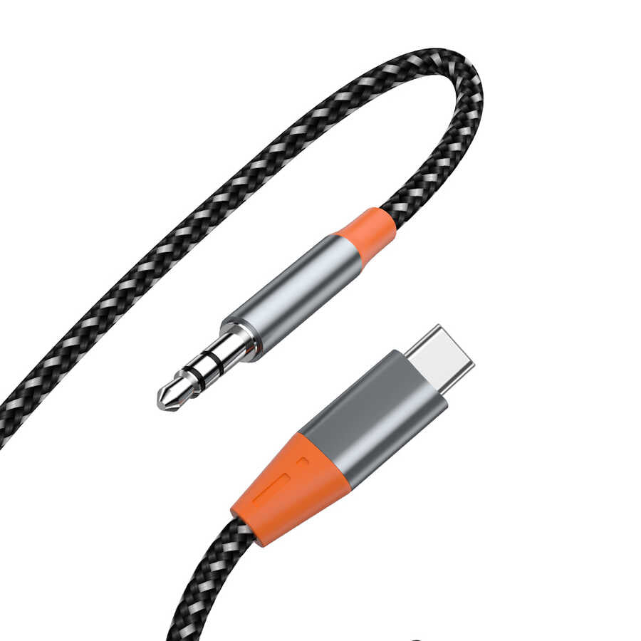 Yp07 Type-C To 3.5Mm Aux Ses Kablosu 1.2M