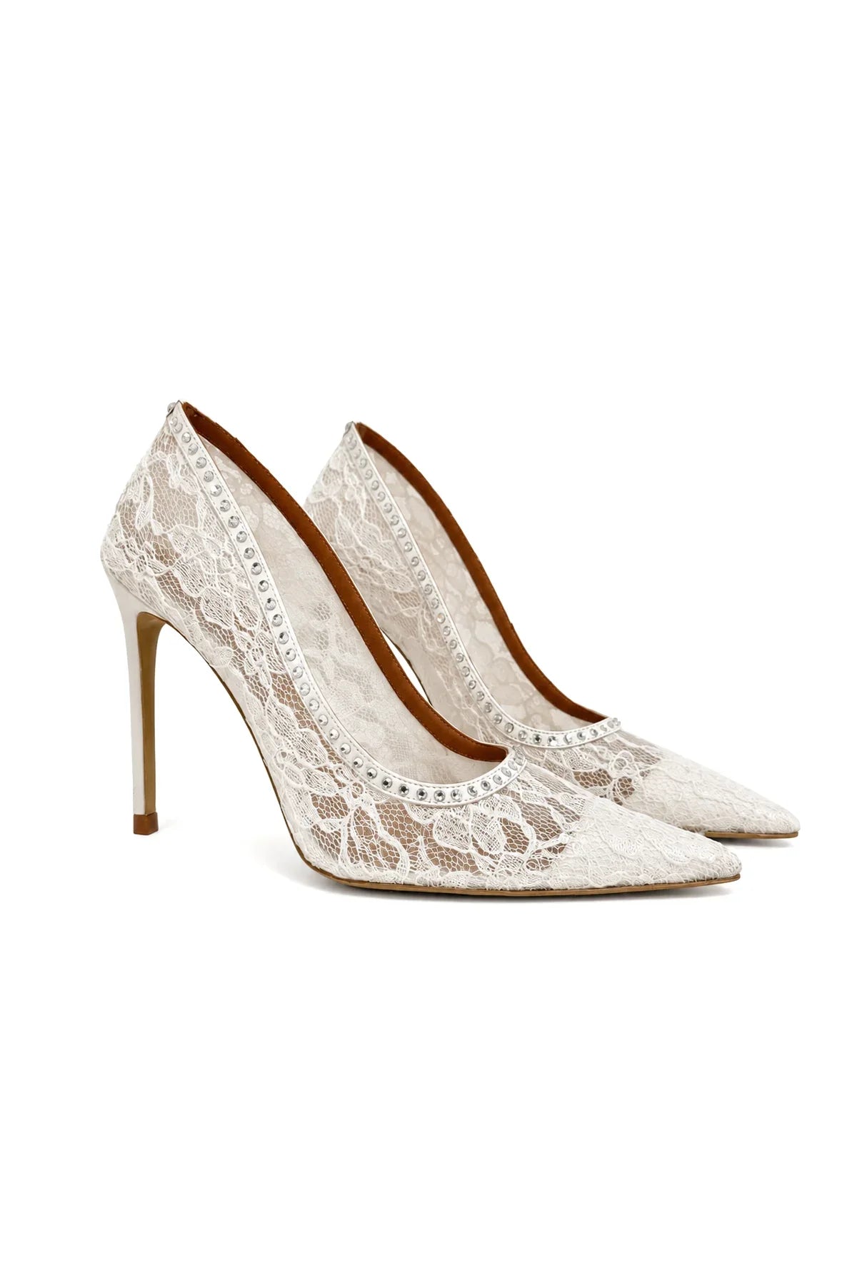 Yselle Saten 10 Cm Stiletto