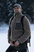 Sherpa Yün Ceket Lambswool - Vizon