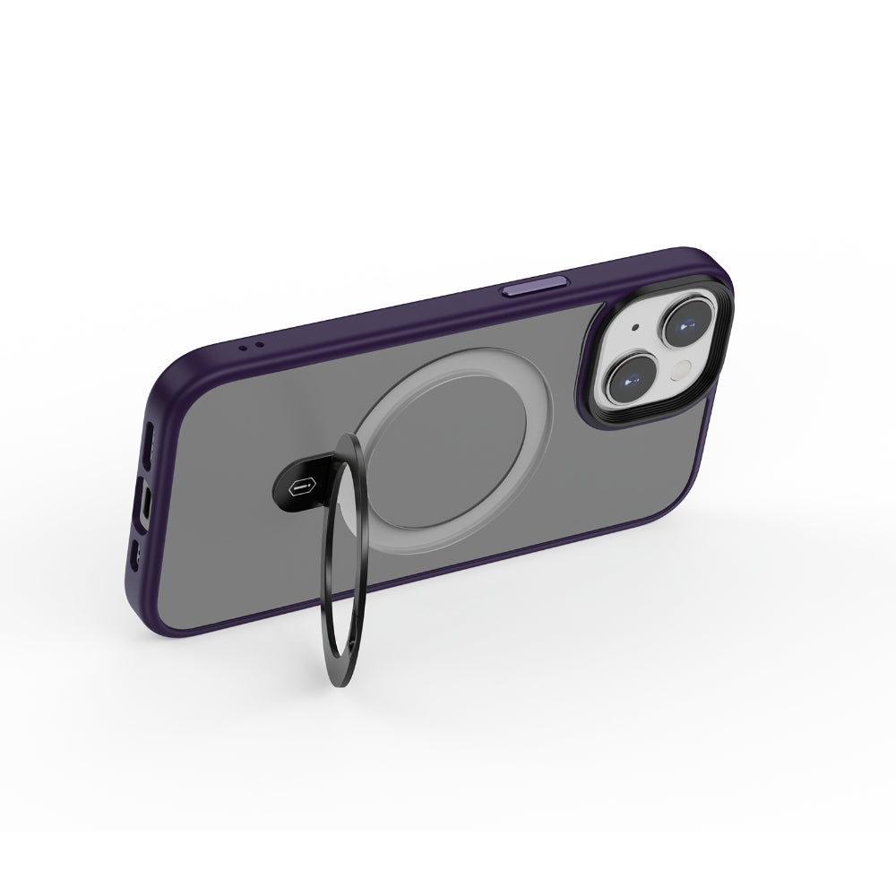 Zmm-010 Magsafe Uyumlu Mat Standlı Iphone 15 Plus Kılıf