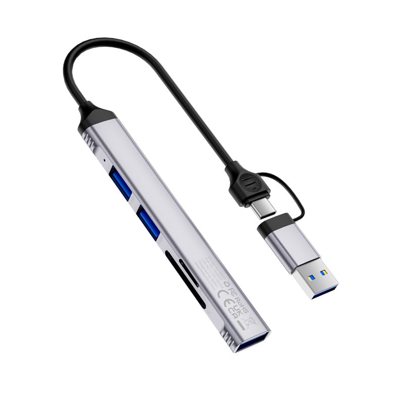 Zolo Wi-Hb003 Usb3.0 + Usb2.0 + Sd/Tf Type-C Usb-A 5In1 Hub Adaptör