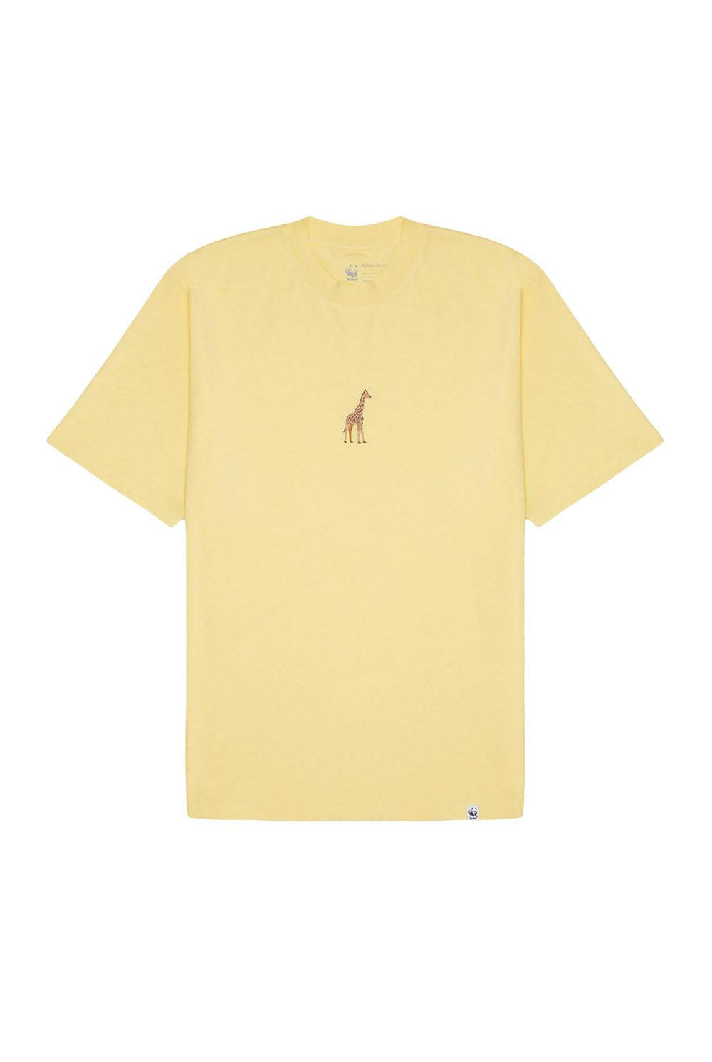 WWF MARKET | Zürafa Oversize T-shirt - Açık Sarı | Milagron