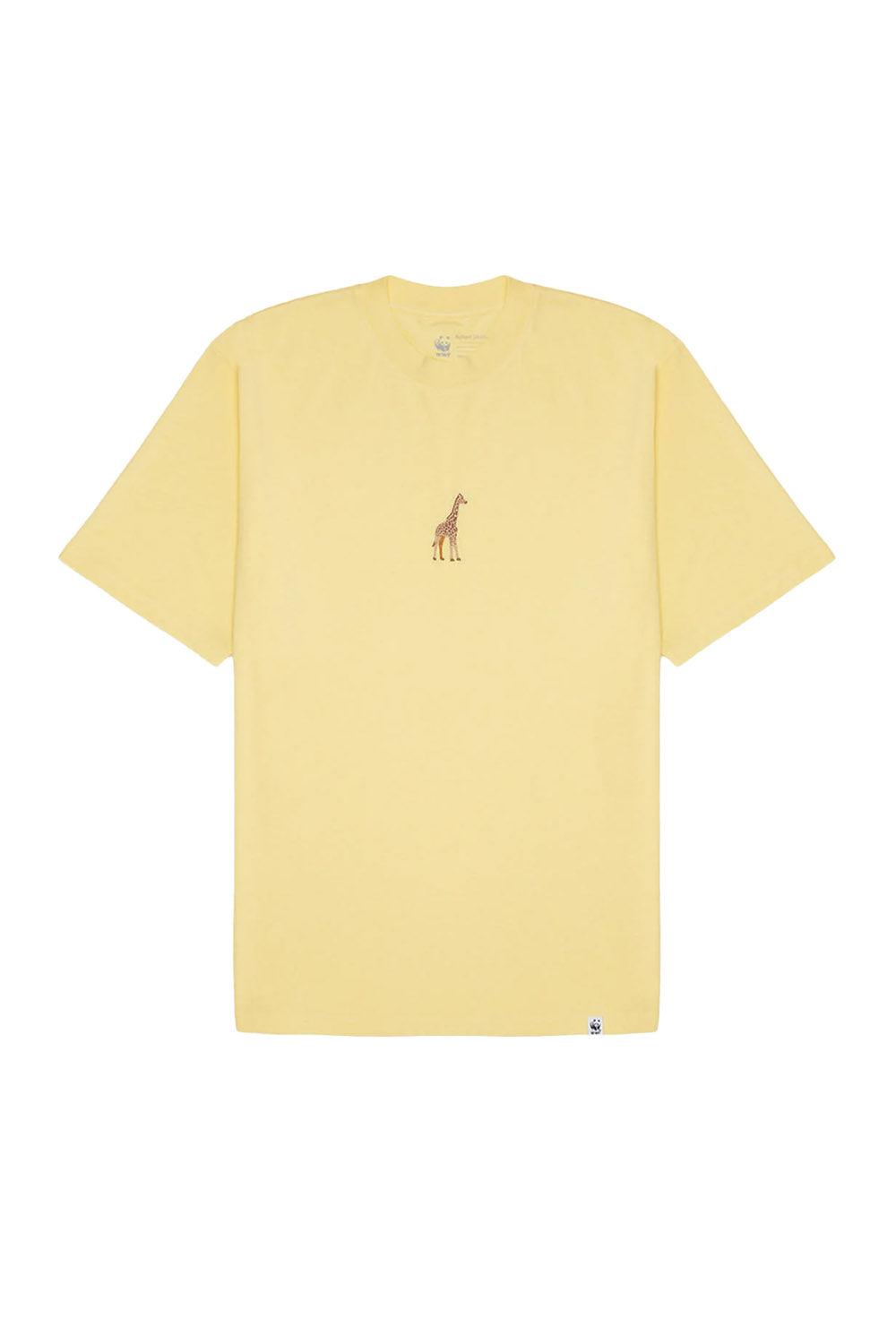 WWF MARKET | Zürafa Oversize T-shirt - Açık Sarı | Milagron