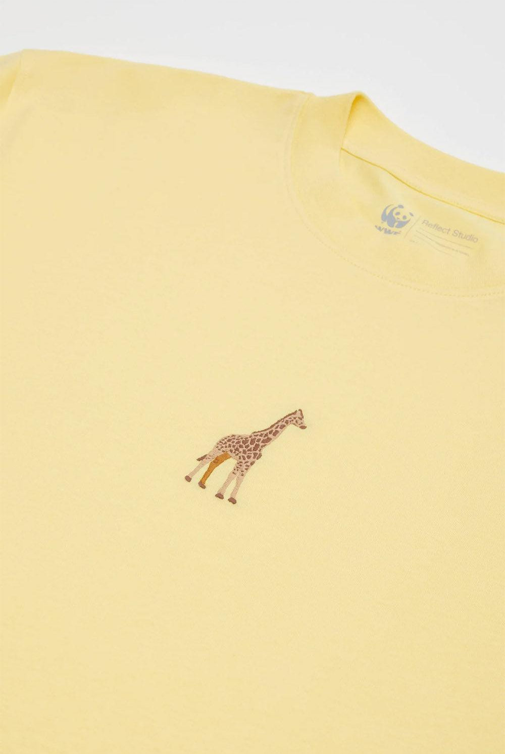 WWF MARKET | Zürafa Oversize T-shirt - Açık Sarı 1 | Milagron