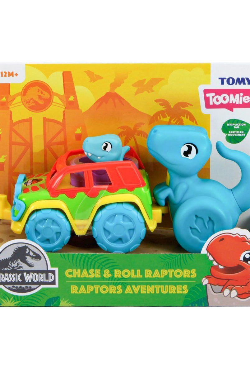 Tomy Jurassic World Dino Ve Renkli Araç Toomies +12 Ay Bebek Oyuncakları | Milagron 