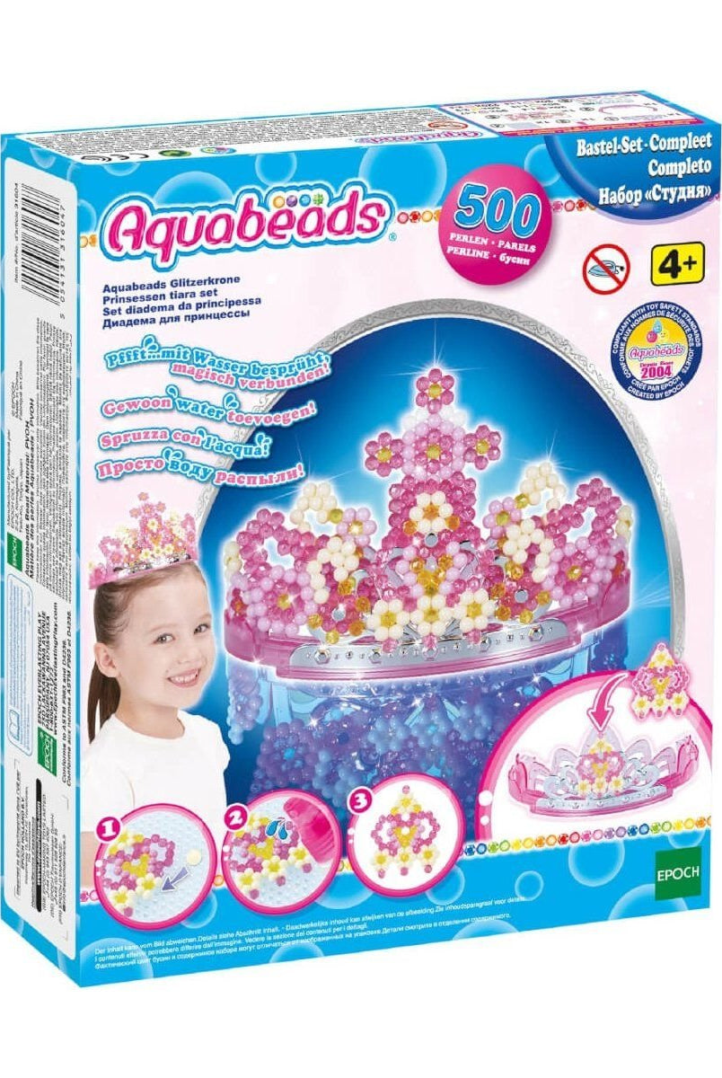 Aqua Beads Aqua Beads Prenses Taç Seti / 500 Parça / Epoch / +4 Yaş Oyun Setleri | Milagron 