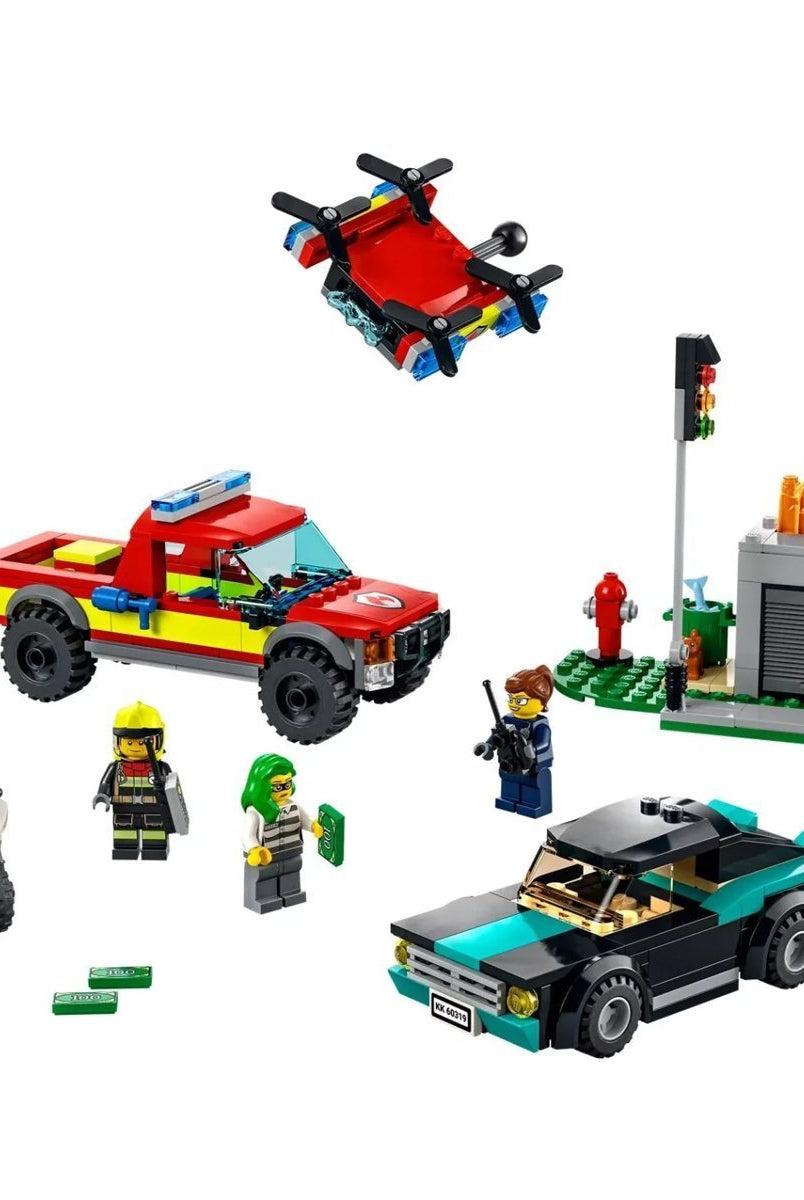 Lego Lego City İtfaiye Kurtarma Operasyonu Ve Polis Takibi 295 Parça +5 Yaş Lego City | Milagron 