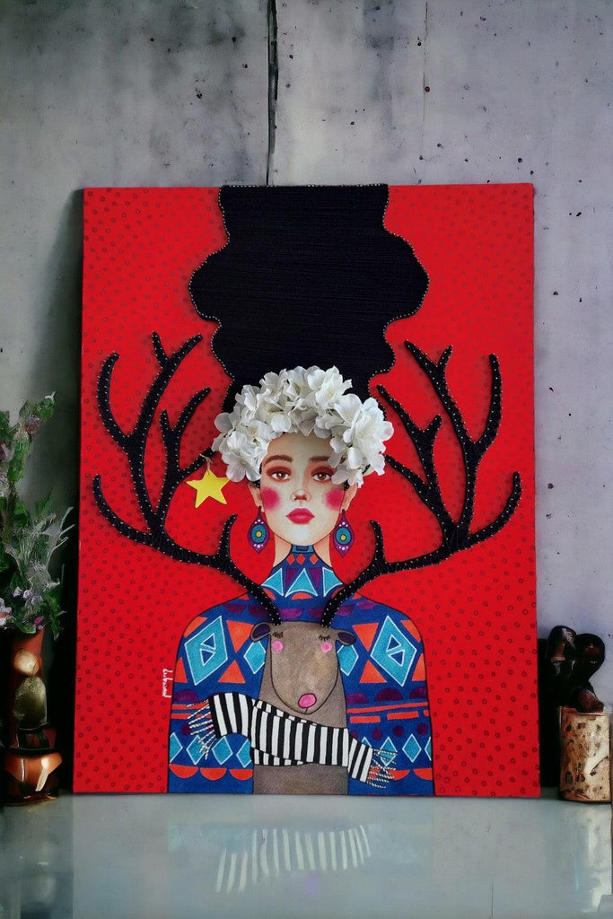 Bircivi | Tablo | String Art Tablo - The Beautiful Lie | Milagron 