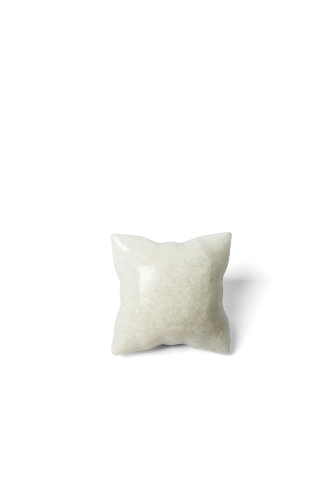 Design Elements | Dekoratif Objeler | Cushion Mini Mermer Obje- Beyaz | Milagron 