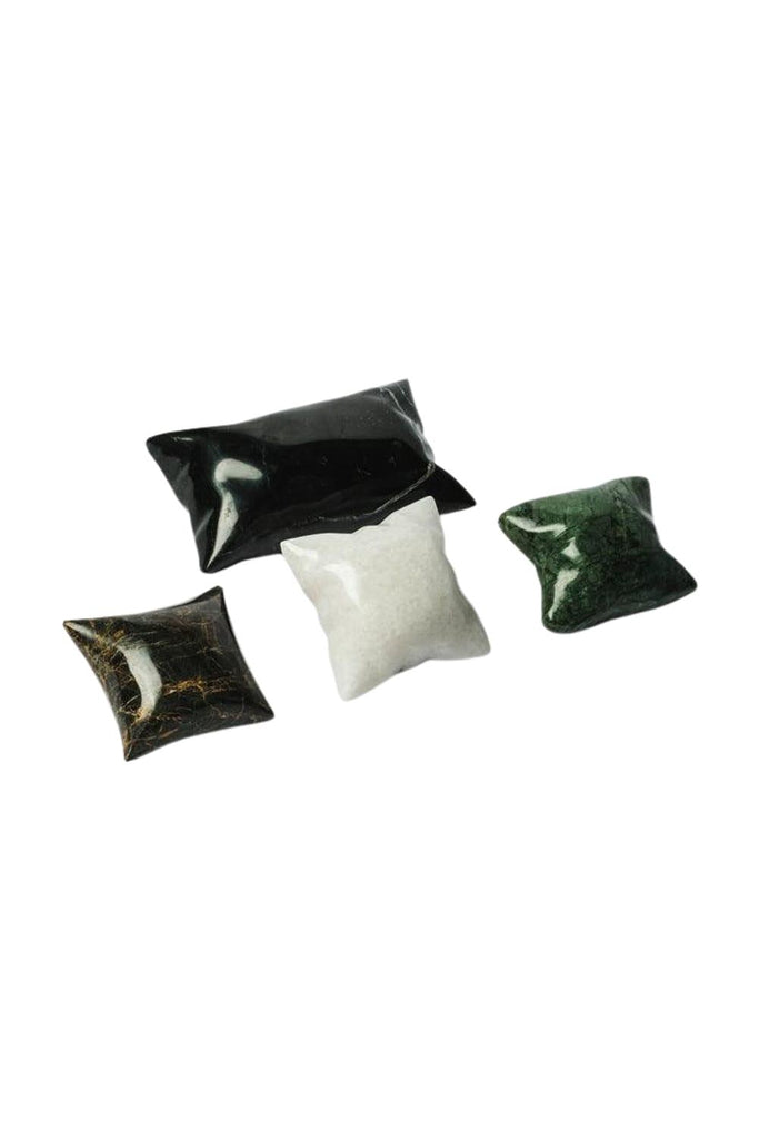 Design Elements | Dekoratif Objeler | Cushion Mini Mermer Obje- Yeşil | Milagron 