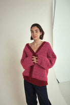 American Vintage-Gilet MI-Long ML COL V Boutonne-Kazak & Triko-3-Milagron.com