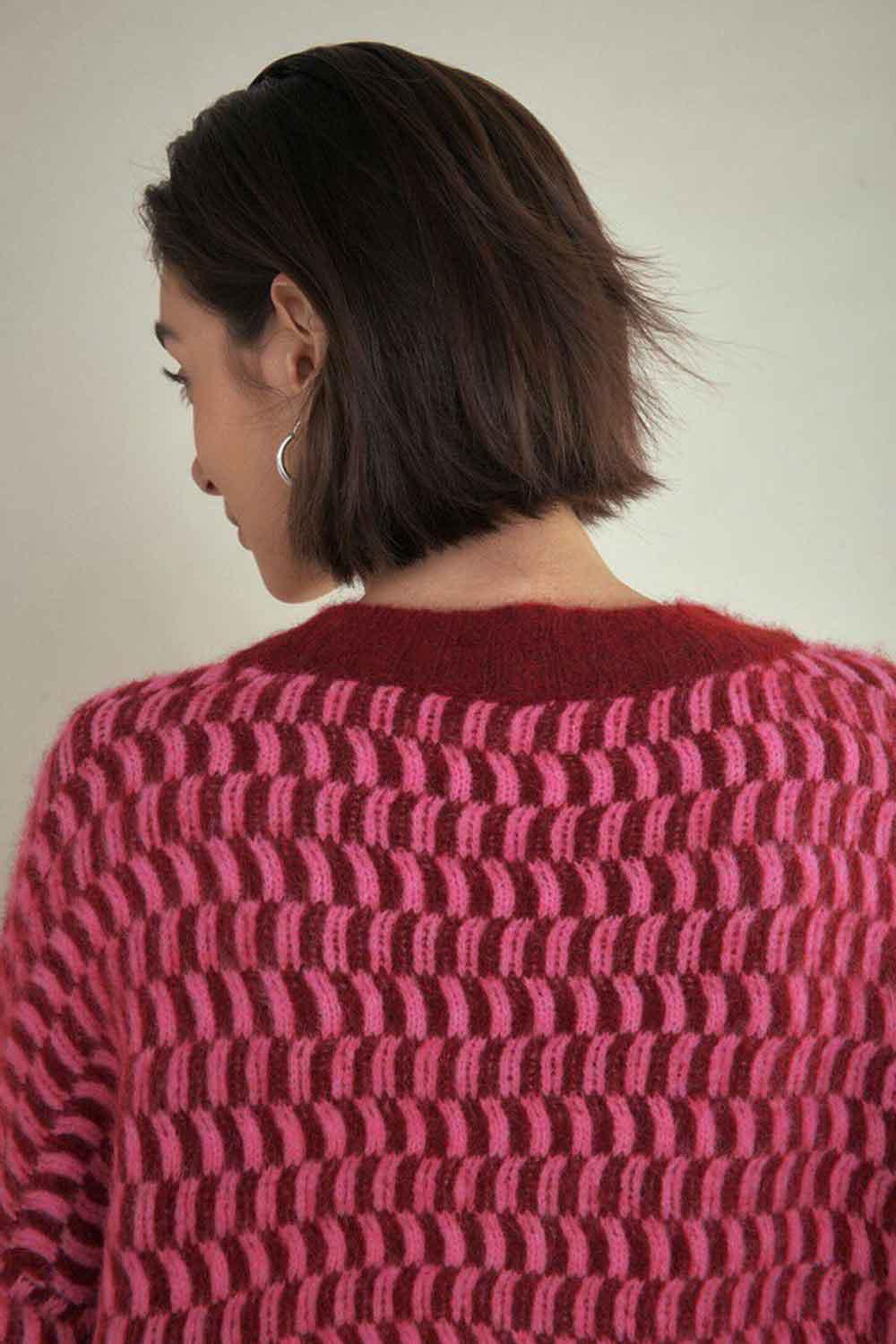 American Vintage-Gilet MI-Long ML COL V Boutonne-Kazak & Triko-7-Milagron.com