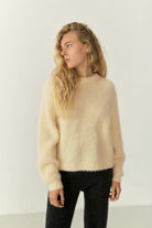 American Vintage-Pull Boule ML COL Montant Lemon-Kazak & Triko-2-Milagron.com