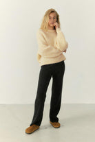 American Vintage-Pull Boule ML COL Montant Lemon-Kazak & Triko-6-Milagron.com