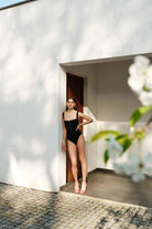 Anais & Margaux-Gabrielle Black Swimsuit-Bikini & Mayo-4-Milagron.com
