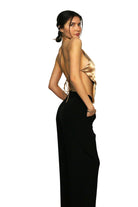 Antoa-Carmen Saten Crop Top-Crop Top-2-Milagron.com