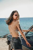 Antoa-Carmen Saten Crop Top-Crop Top-5-Milagron.com