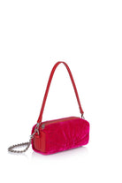 Atelier Melange-Şükran Hurç Çanta İpek Kadife Fuşya-Omuz Çantası-2-Milagron.com