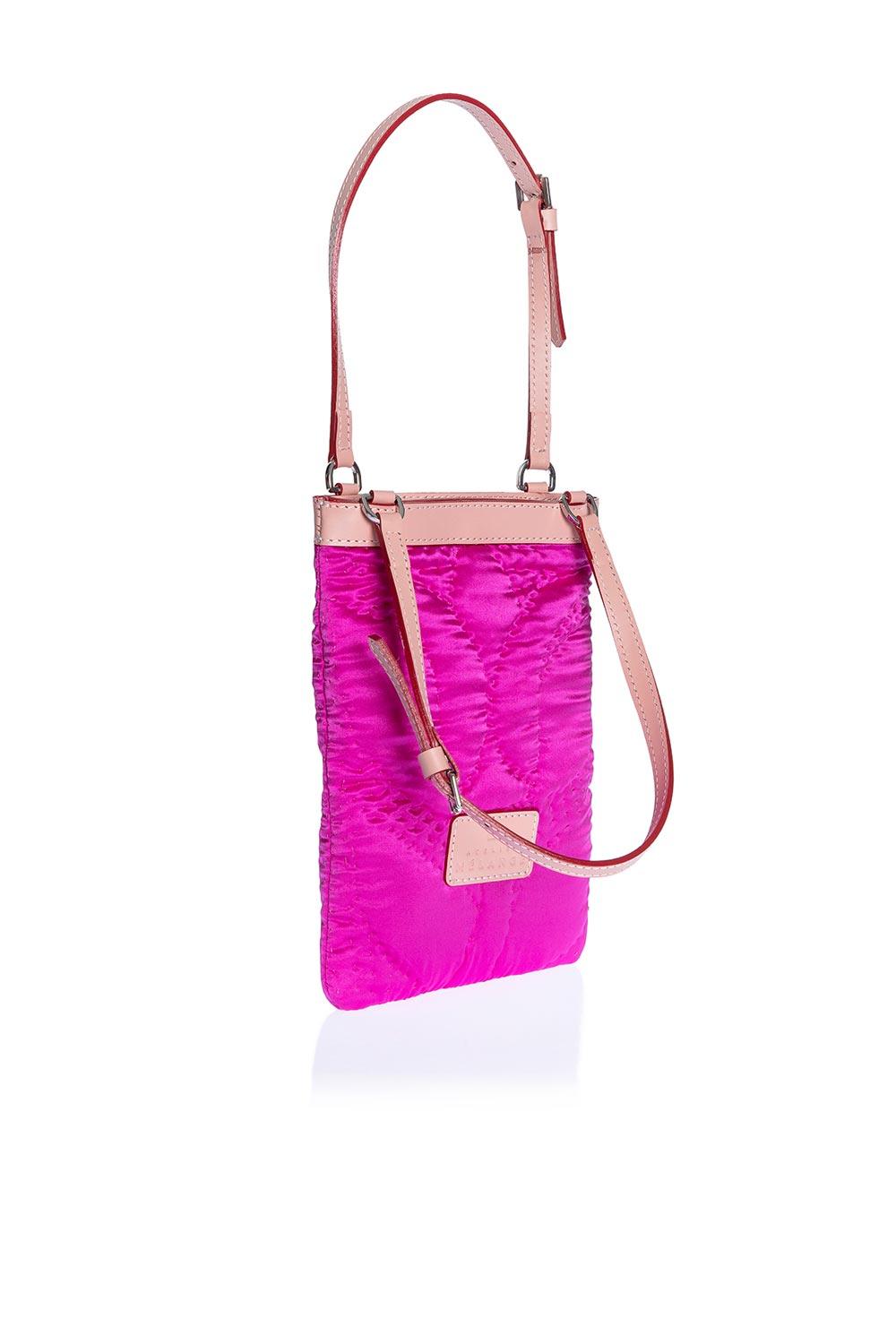 Atelier Melange-Şükran Mini El Çantası Fuşya Pembe-Omuz Çantası-2-Milagron.com