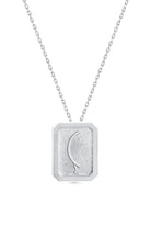 Cansui-Dikdörtgen Ç Harf Gümüş Kolye-Kolye-1-Milagron.com