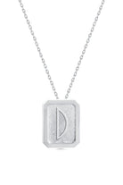 Cansui-Dikdörtgen D Harf Gümüş Kolye-Kolye-1-Milagron.com