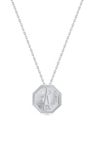 Cansui-Sekizgen A Harf Gümüş Kolye-Kolye-1-Milagron.com