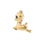 Chocli-18 Ayar Altın Kaplama Geyik Kolye-Kolye-4-Milagron.com