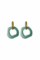 Color Manifesto-Ear Candy Mini Ear Candy Mini Dark Green Küpe-Küpe-1-Milagron.com