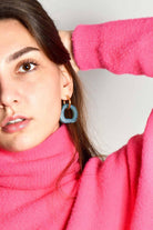 Color Manifesto-Ear Candy Mini Ear Candy Mini Dark Green Küpe-Küpe-2-Milagron.com