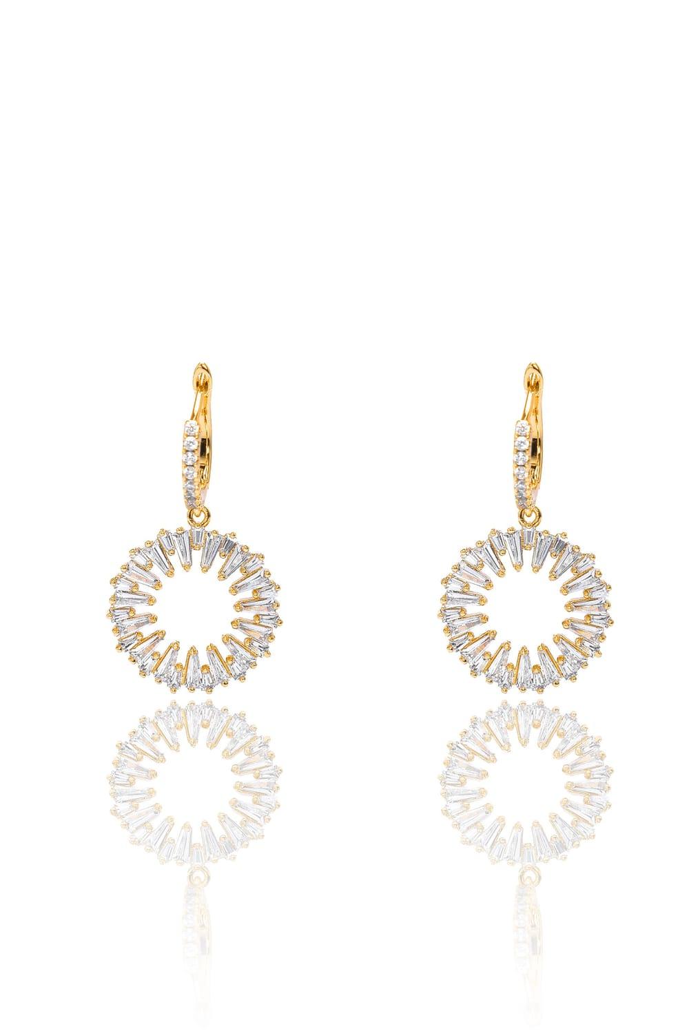 Damla Kalender-Swarovski Baget Küpe-Küpe-1-Milagron.com