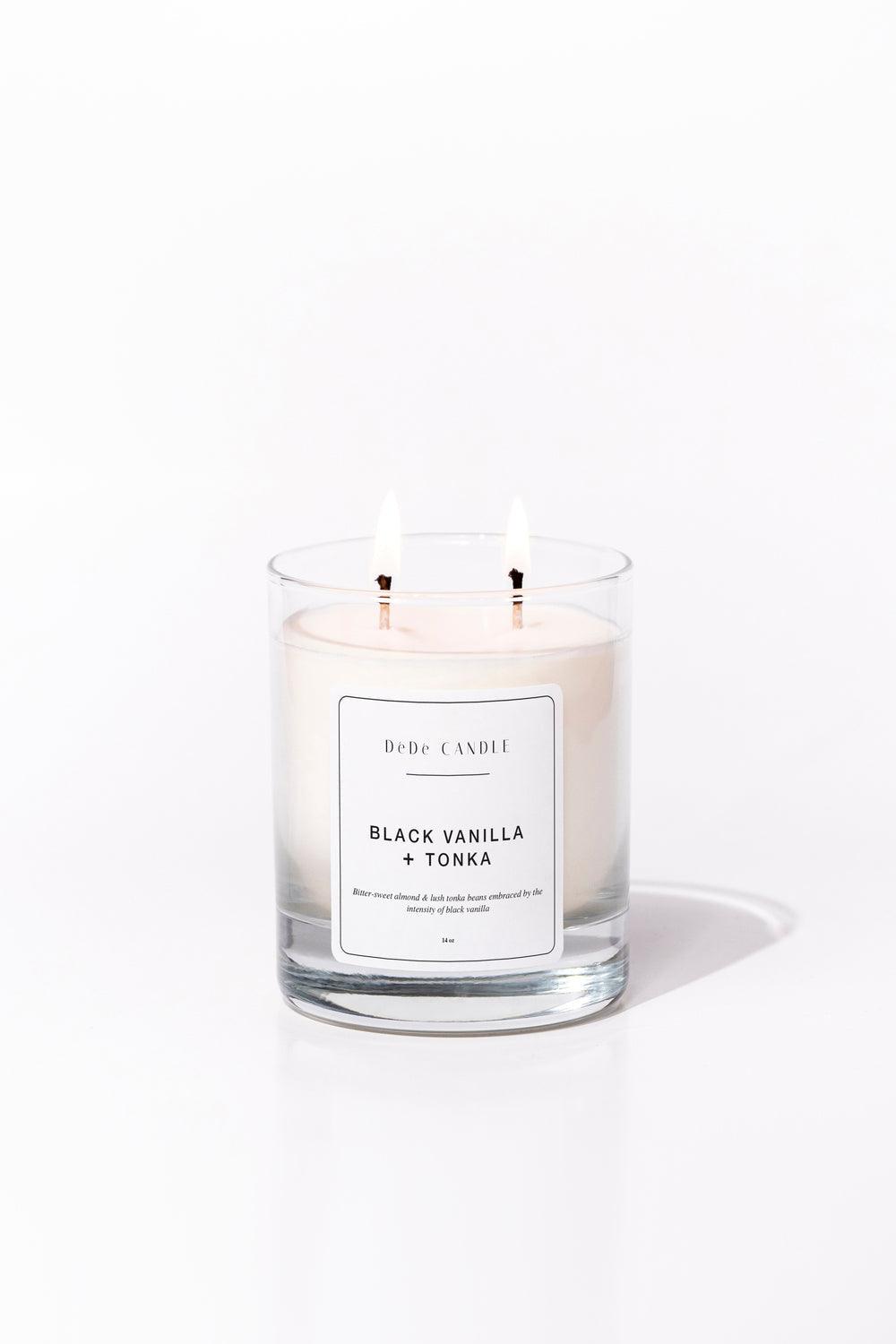 DéDé Candle & Body-Black Vanilla + Tonka Fine & Artisanal Candle-Mum-1-Milagron.com
