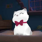 Dhink-Silikon Gece Lambası Kedi Tosh Beyaz-Gece Lambası-7-Milagron.com