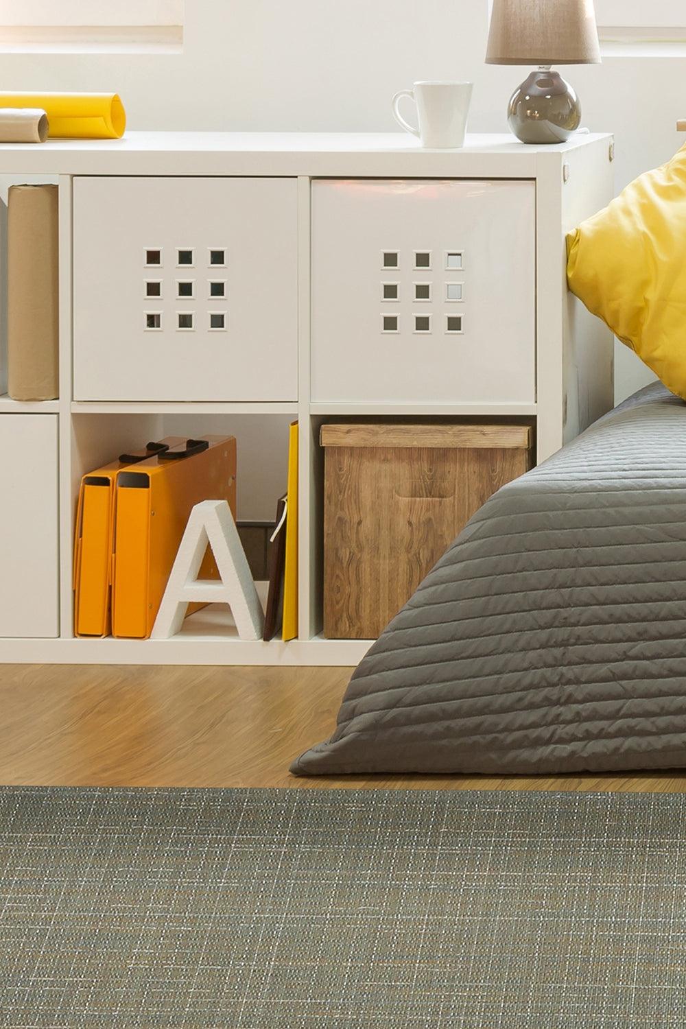 Dinnerdesign-Chroma Olive Vinil Dokuma Halı 90x150 cm-Halı-1-Milagron.com