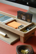Fagus Wood-Mini Spinney Masa Düzenleyici-Masaüstü Organizer-2-Milagron.com