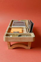 Fagus Wood-Mini Spinney Masa Düzenleyici-Masaüstü Organizer-5-Milagron.com