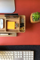 Fagus Wood-Mini Spinney Masa Düzenleyici-Masaüstü Organizer-6-Milagron.com