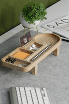 Fagus Wood-Mini Tender Masa Düzenleyici-Masaüstü Organizer-1-Milagron.com